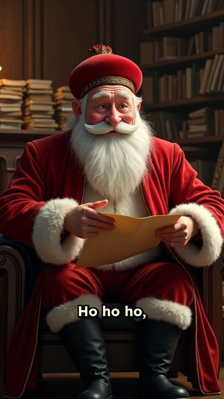 Santa's Stern but Loving Warning