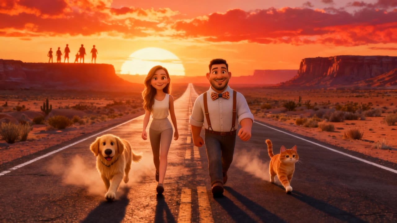 #6689 Desert Road Journey