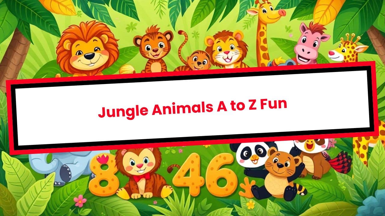Jungle Animals A to Z Fun