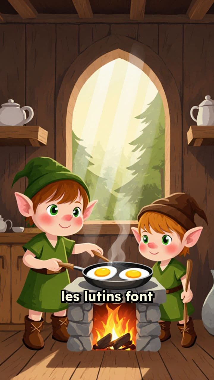 Les lutins et les oeufs au plat