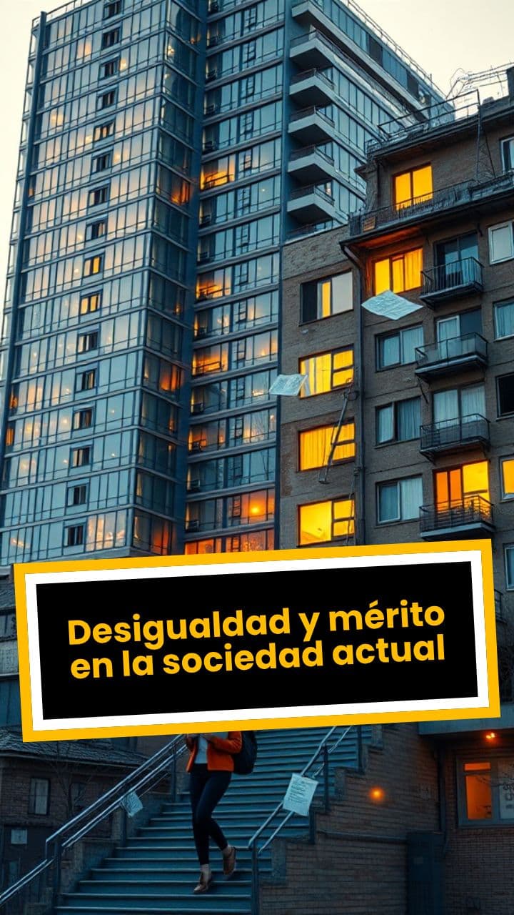 Desigualdad y mérito en la sociedad actual