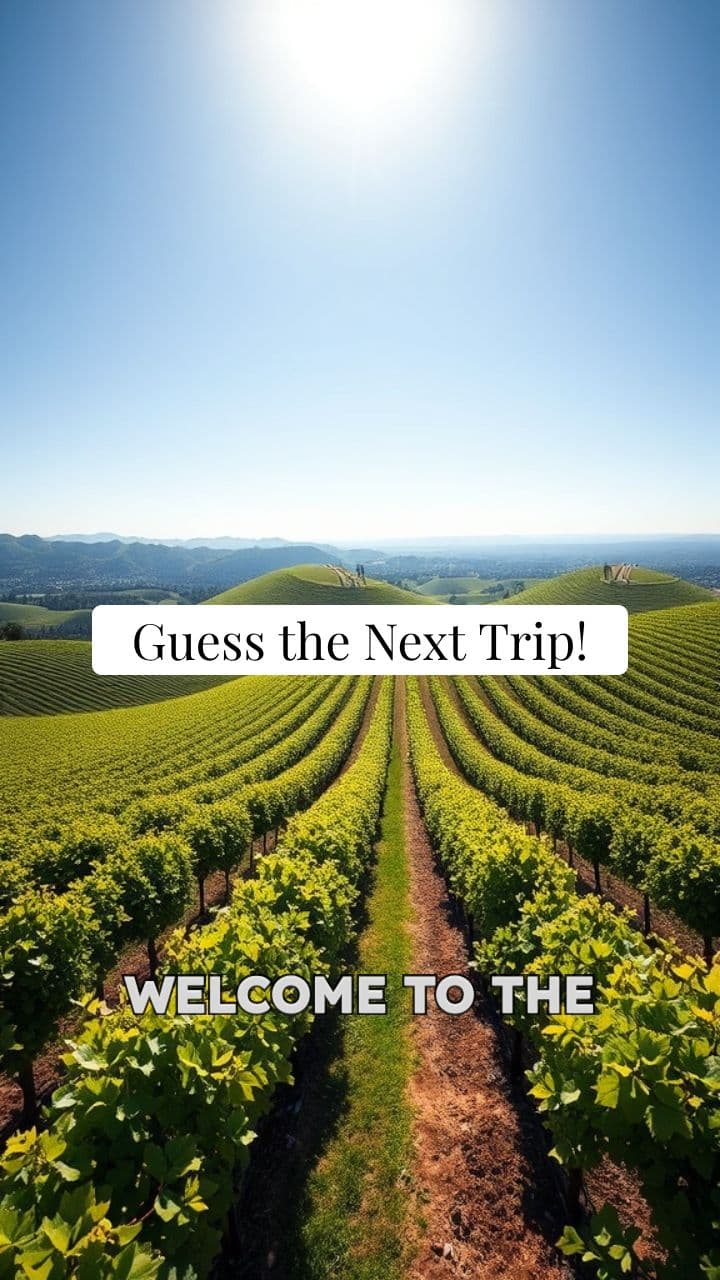 Napa Valley Next Trip Guessing Game