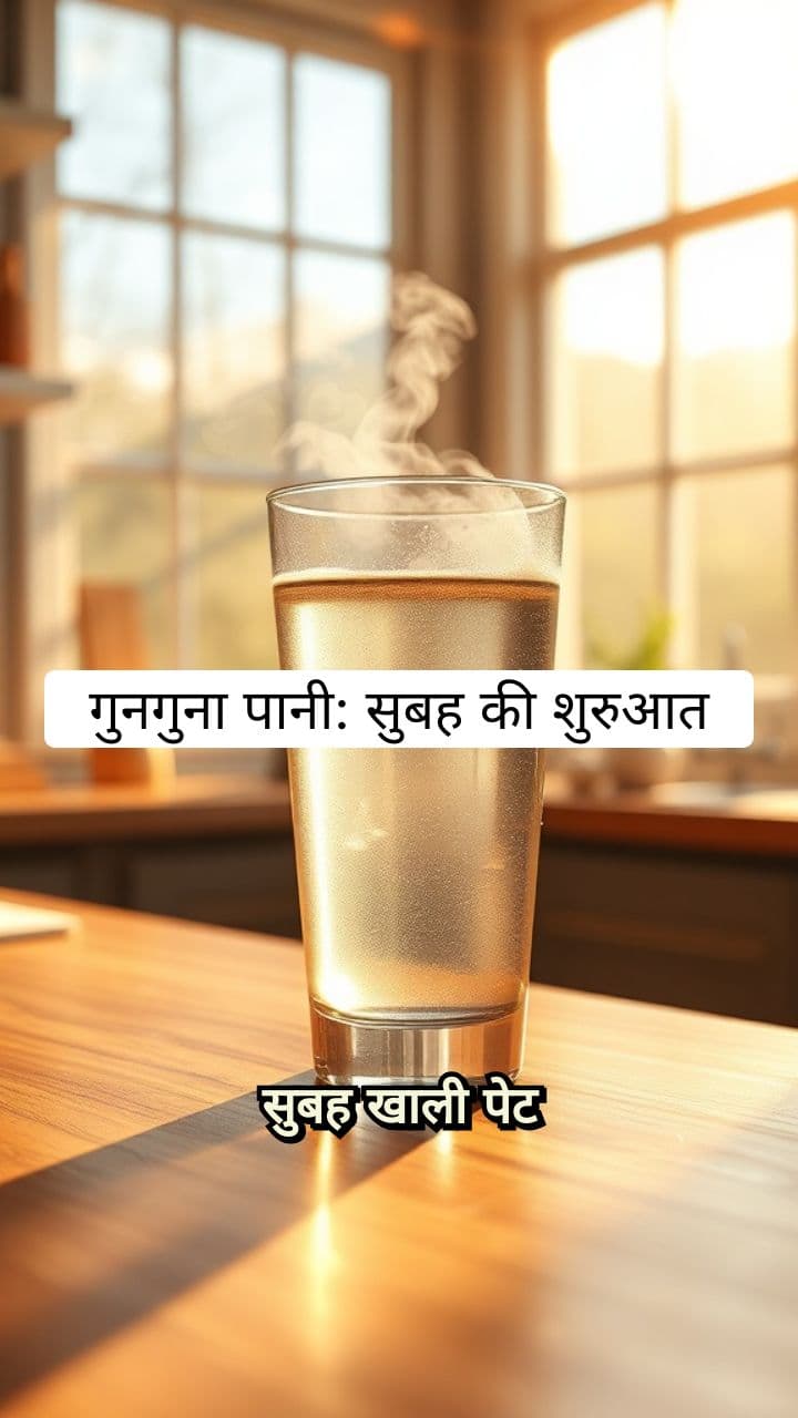सुबह की स्वस्थ शुरुआत: गुनगुने पानी के लाभ (duplicated)