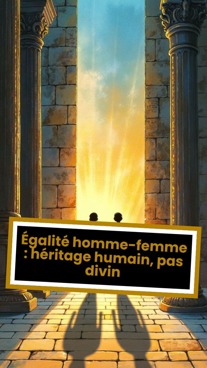 Égalité homme-femme : héritage humain, pas divin