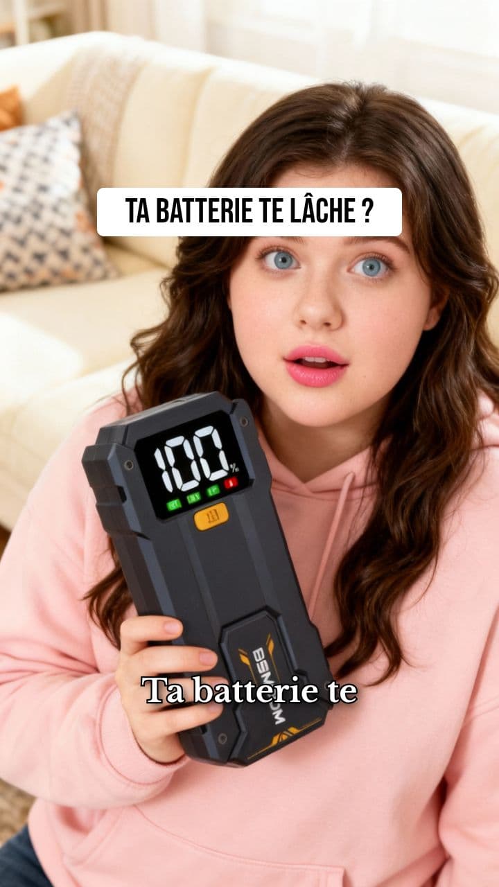 BSMOOM Portable Jump Starter - Ne sois plus jamais bloqué !