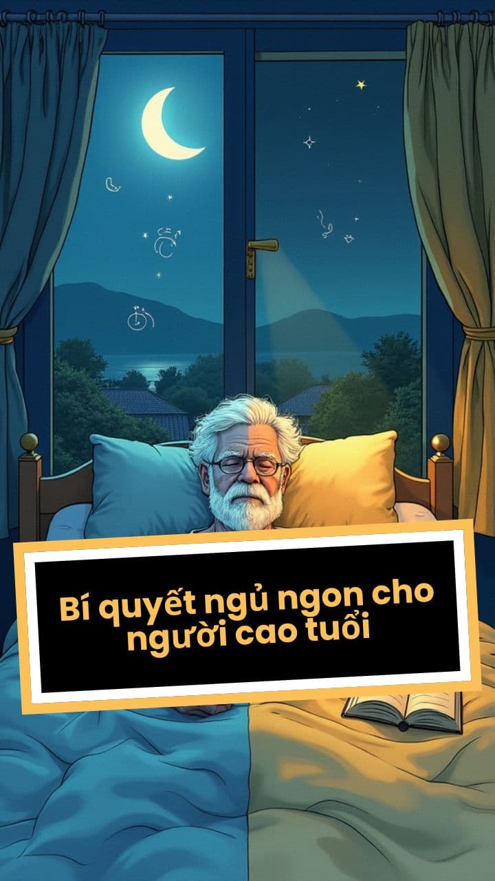 (U)SUNNY-Bí quyết ngủ ngon cho người cao tuổi