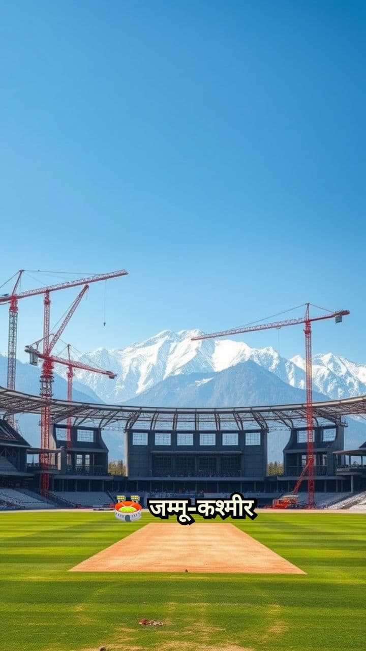 बडगाम में नया क्रिकेट स्टेडियम