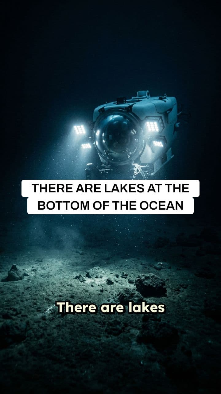 The Underwater Lakes of the Abyss