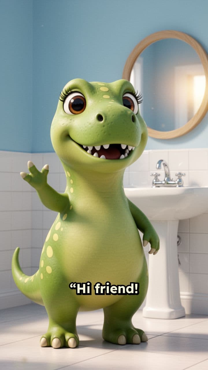 Brush Teeth with DINO