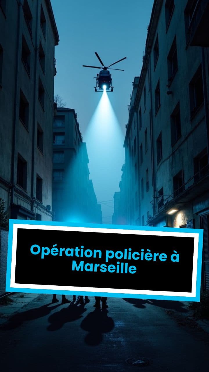 Opération policière à Marseille