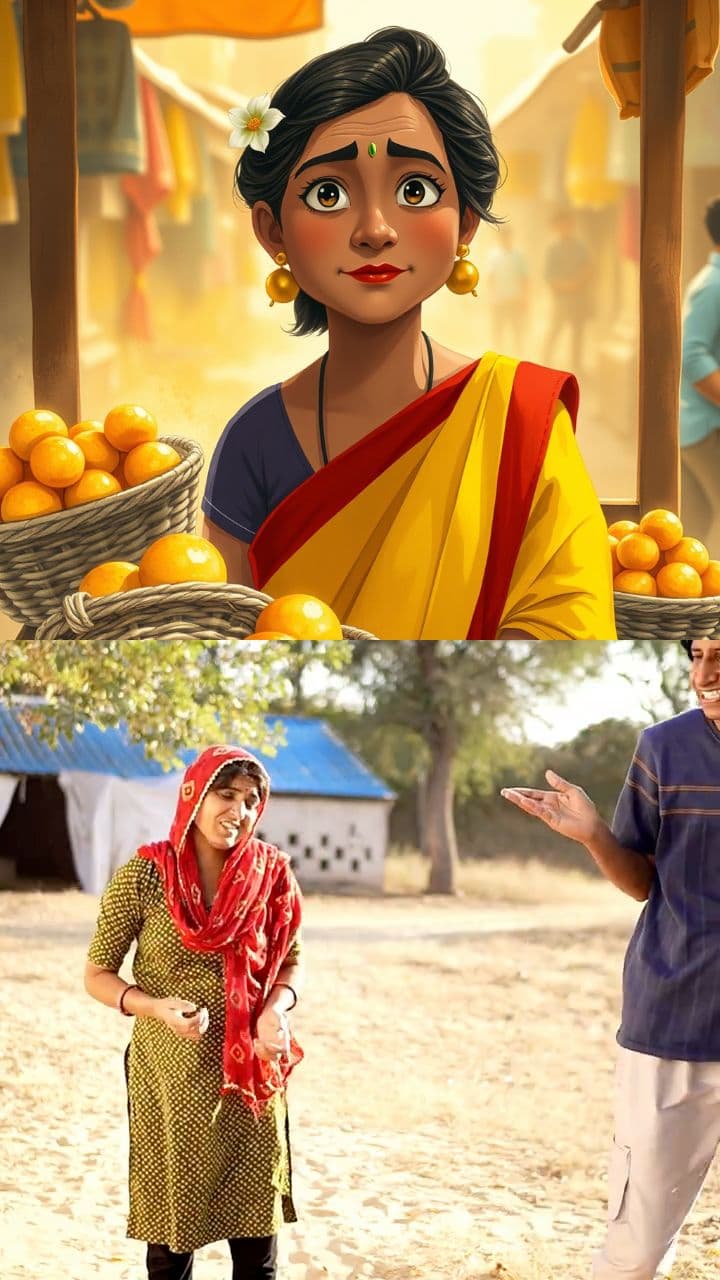 नमकीन-मिठाई बेचने वाली महिला