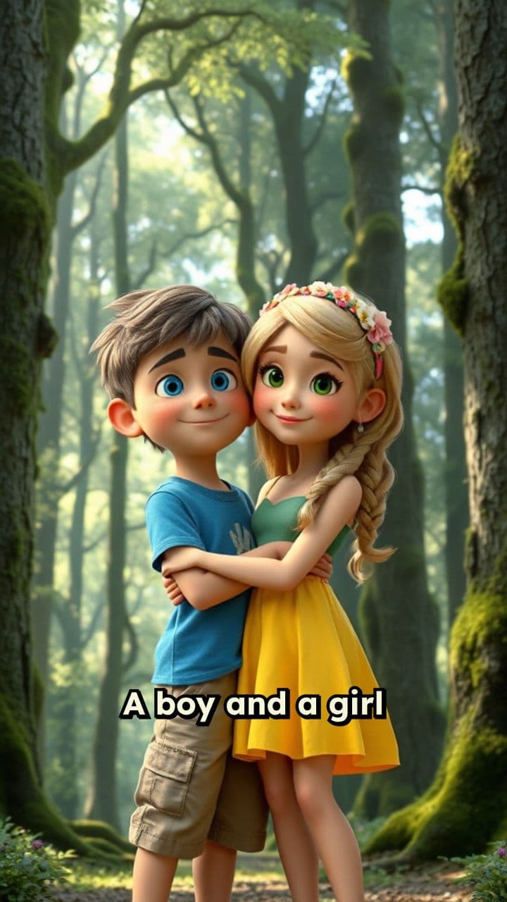 Forest Dance and Kiss