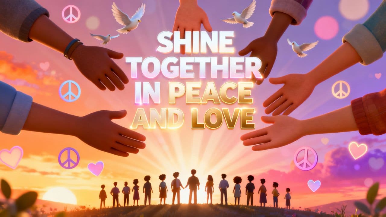 Shine Together in Peace and Love