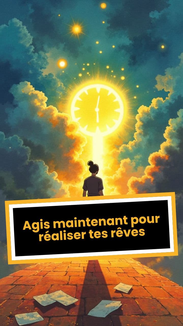 Agis maintenant pour réaliser tes rêves