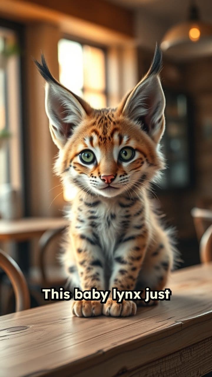 Lynx Discovers Perfect Cafe Vibes