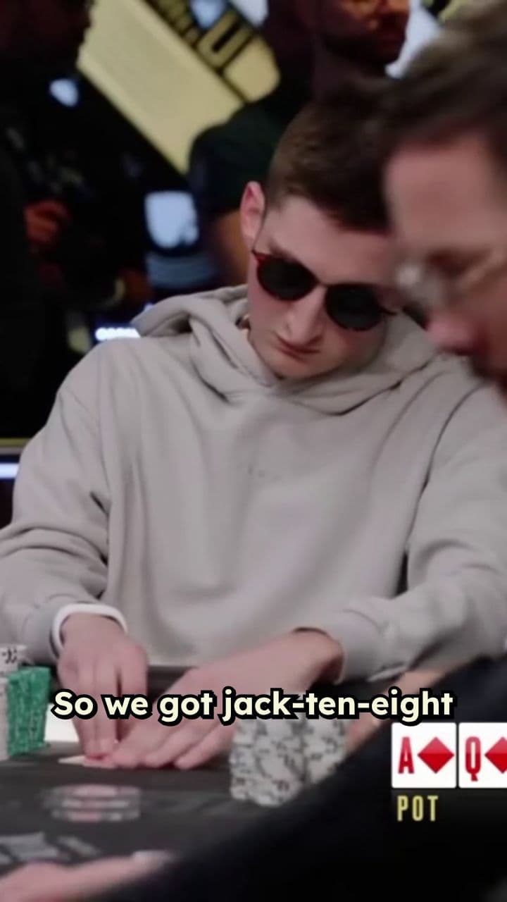 Bluffing a Straight Against Niklas Astedt