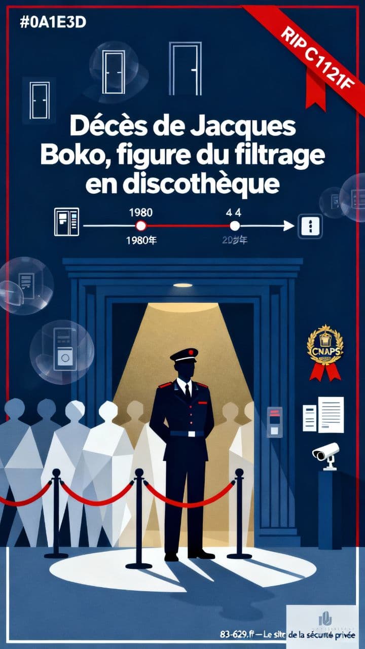 Décès de Jacques Boko, figure du filtrage en discothèque