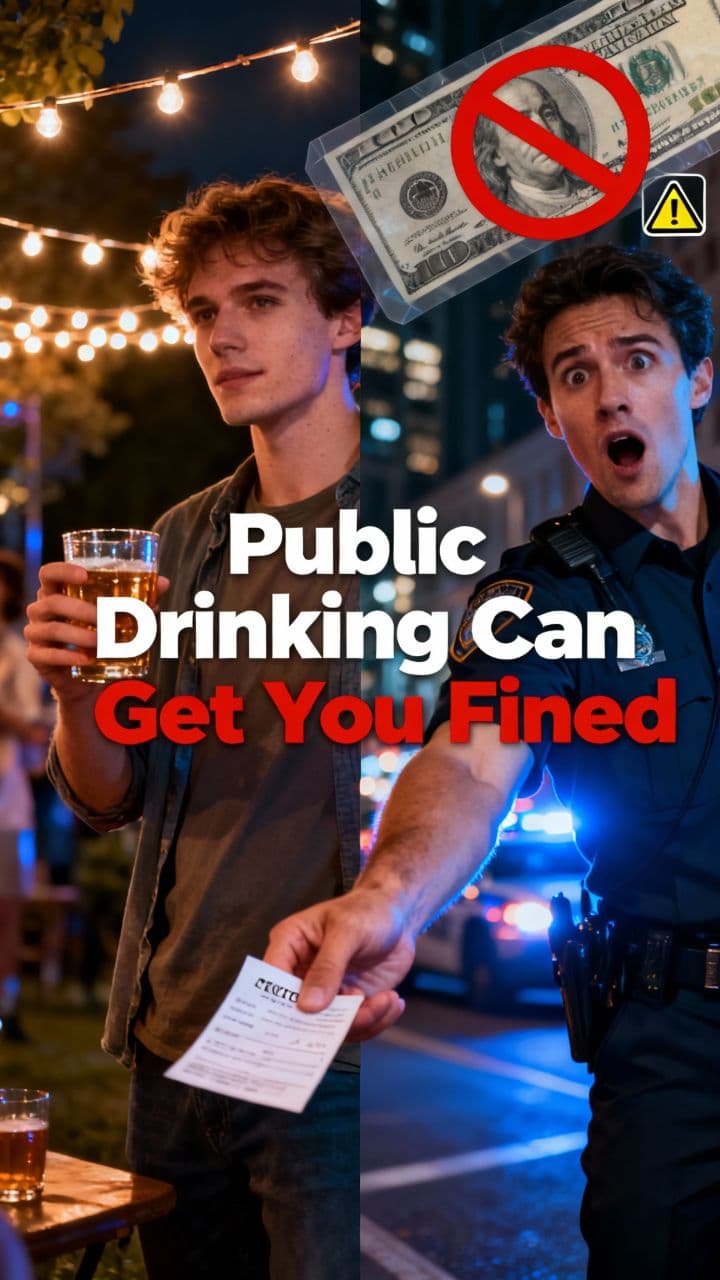 Public Drinking Can Get You Fined