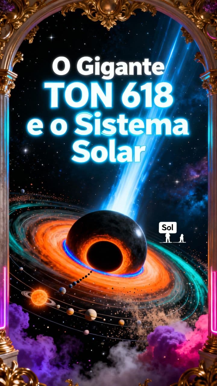 O Gigante TON 618 e o Sistema Solar