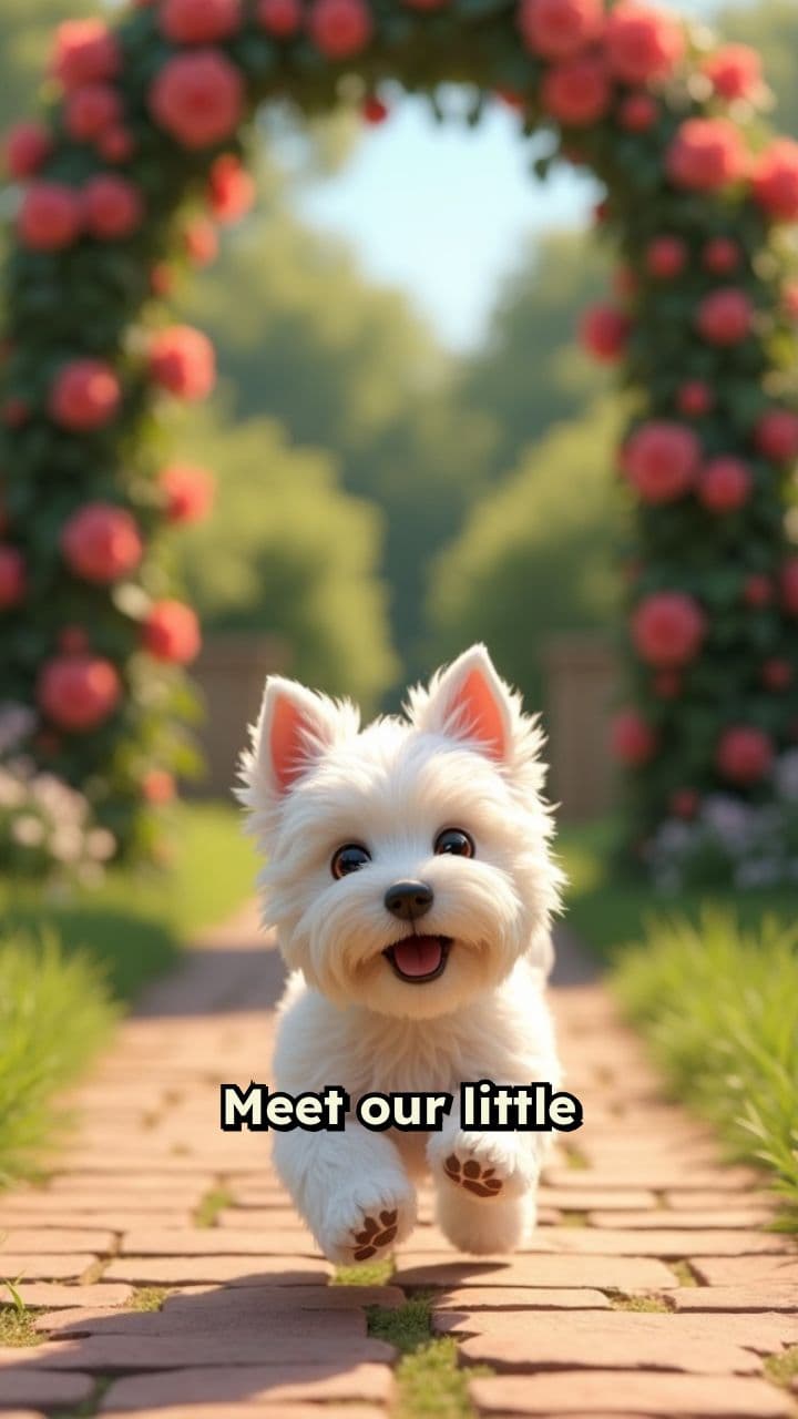 The Westie's Garden Adventure