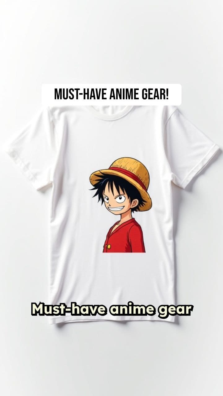 Luffy T-Shirt - Strawhats Pirates Advertisement