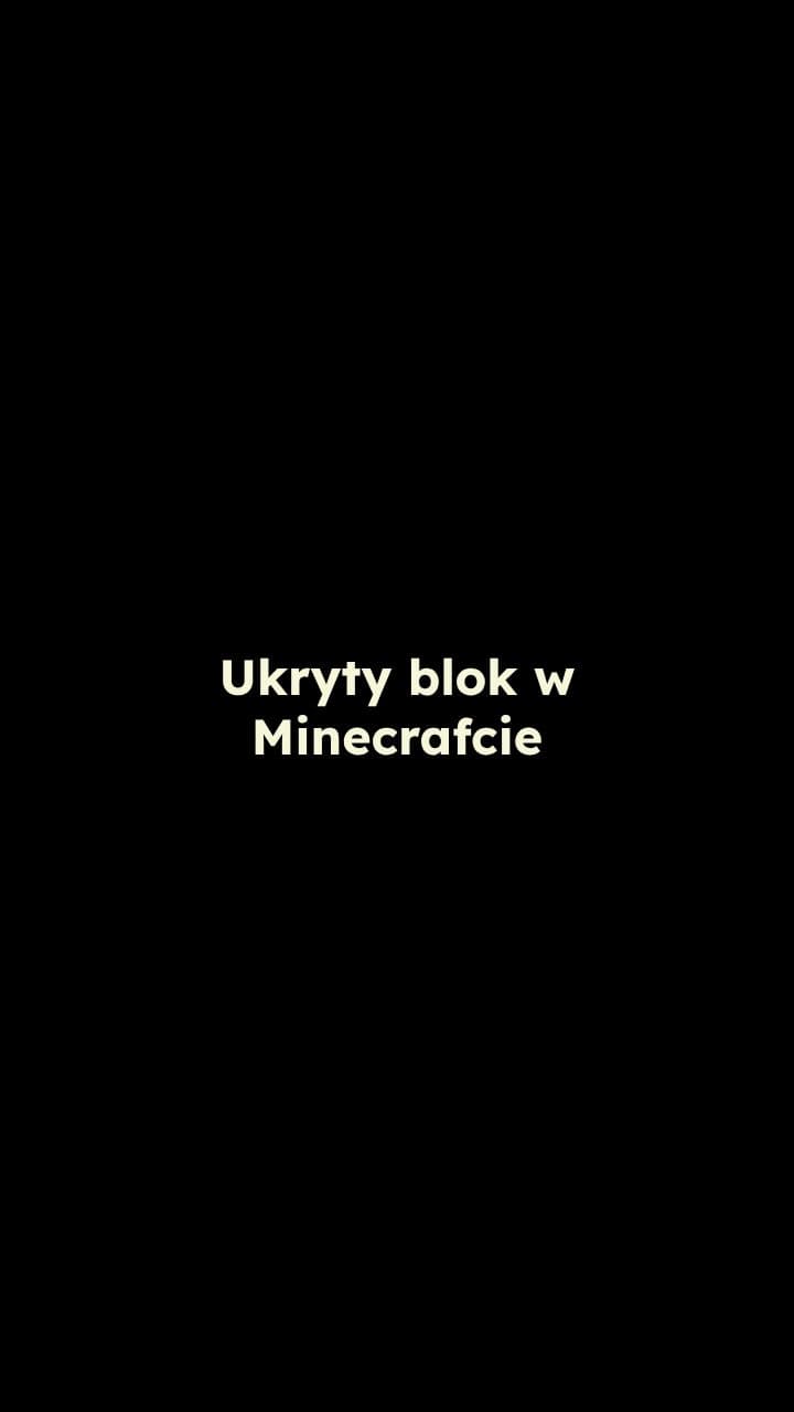 Lustro w Minecrafcie budzi się o 3:00