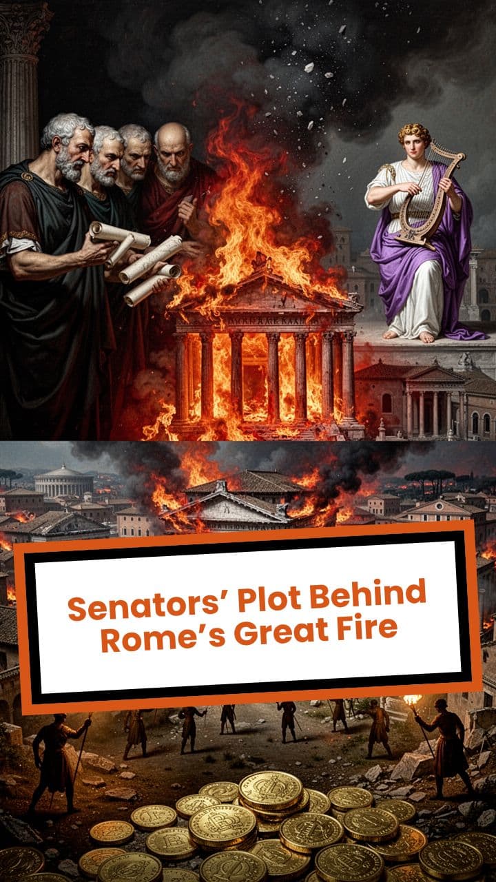 Senators’ Plot Behind Rome’s Great Fire