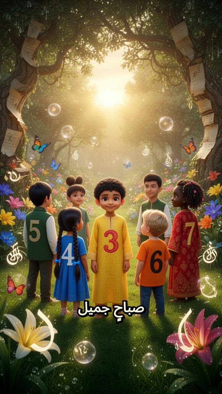 قصة العدد والمعدود من 3 إلى 7