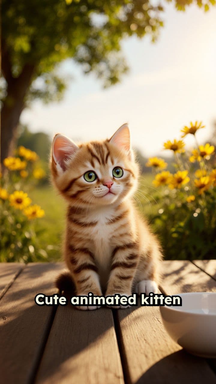 Lost Kitten in the Rain