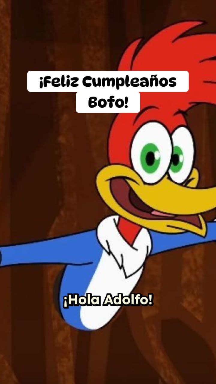 Felicitación de Cumpleaños para Bofo