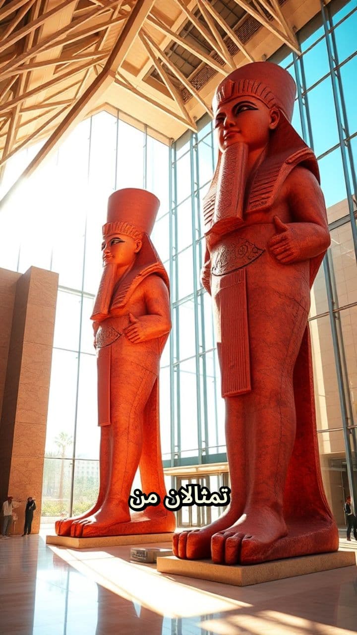 حراس صان الحجر في المتحف الكبير