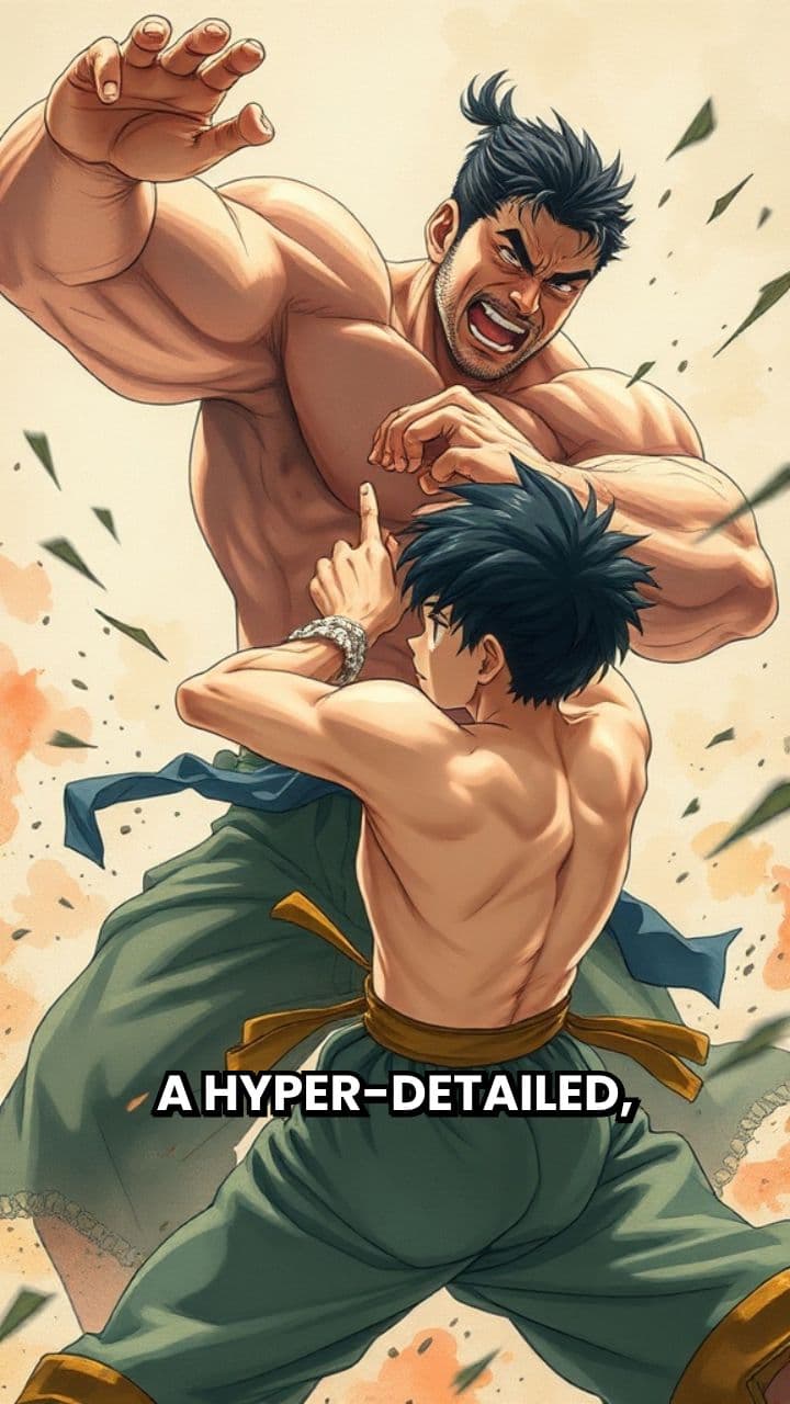 Ultra-Realistic Anime Fight: Gun vs. Daniel