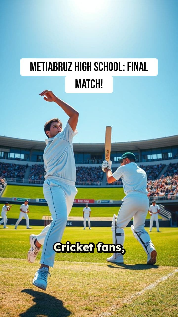 Metiabruz High School Cricket Showdown