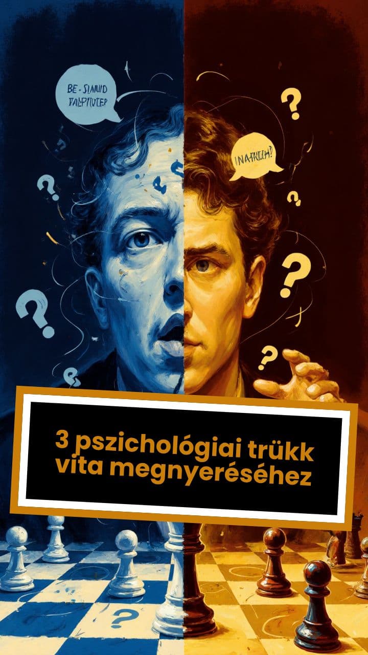 3 pszichológiai trükk vita megnyeréséhez