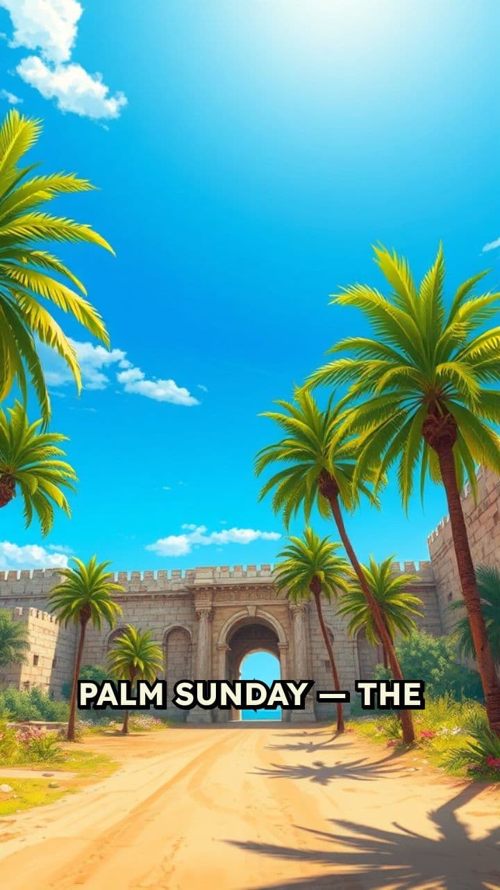 The Humble King Enters Jerusalem