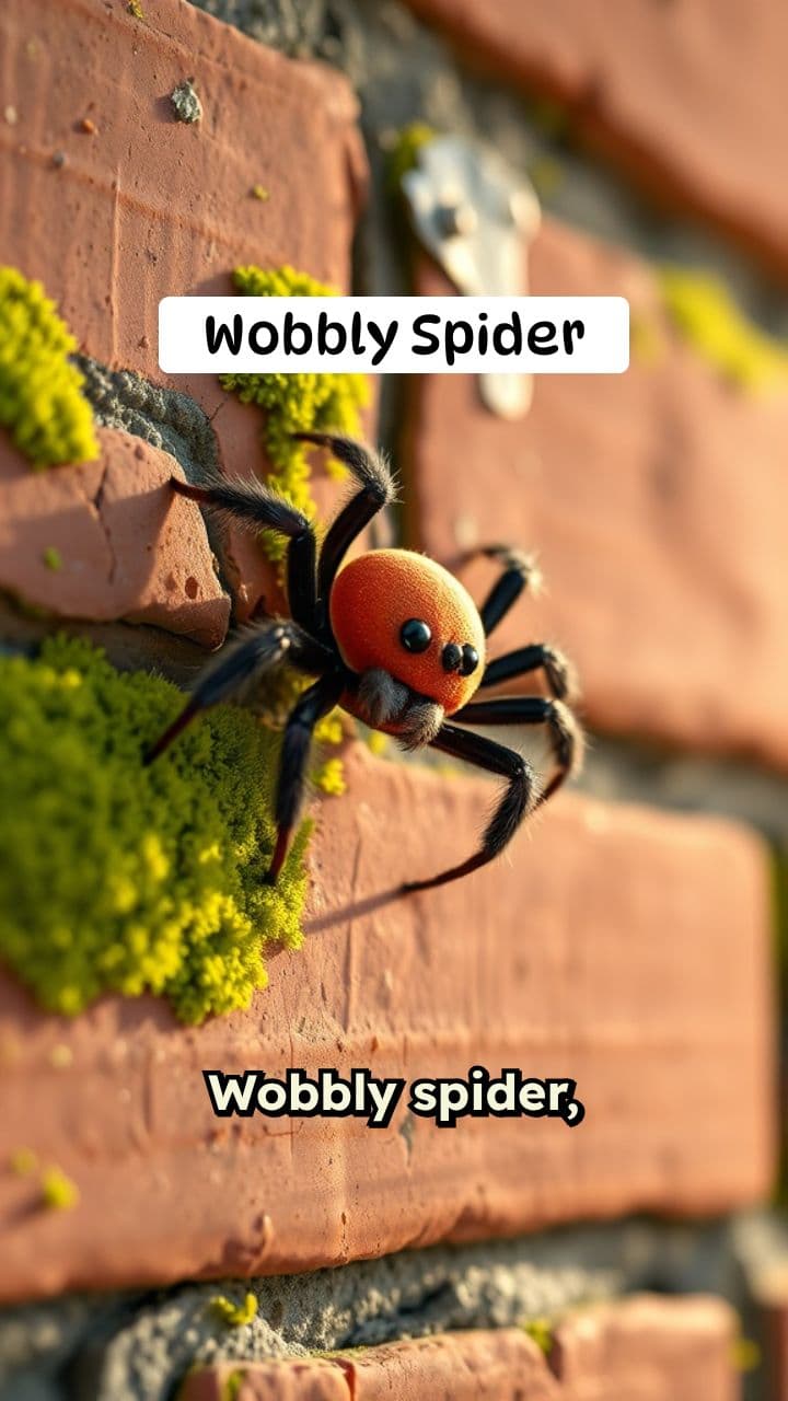 The Wobbly Spider's Adventure