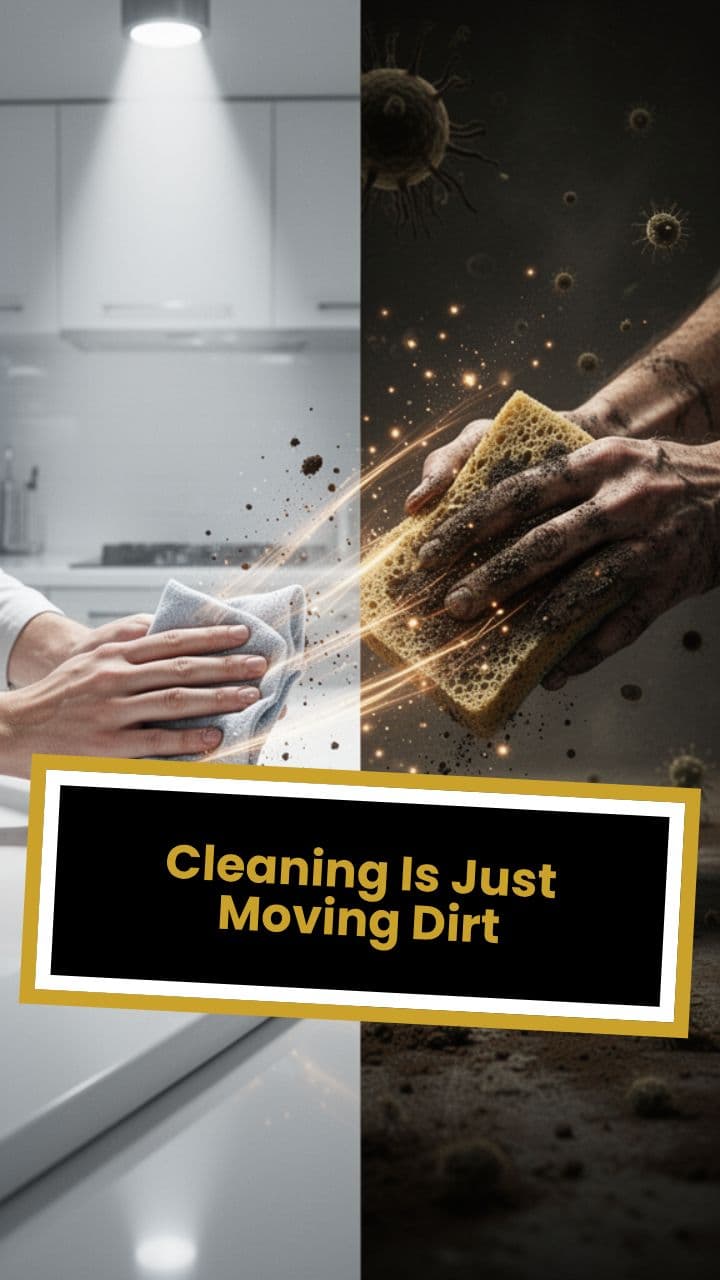 Cleaning Is Just Moving Dirt