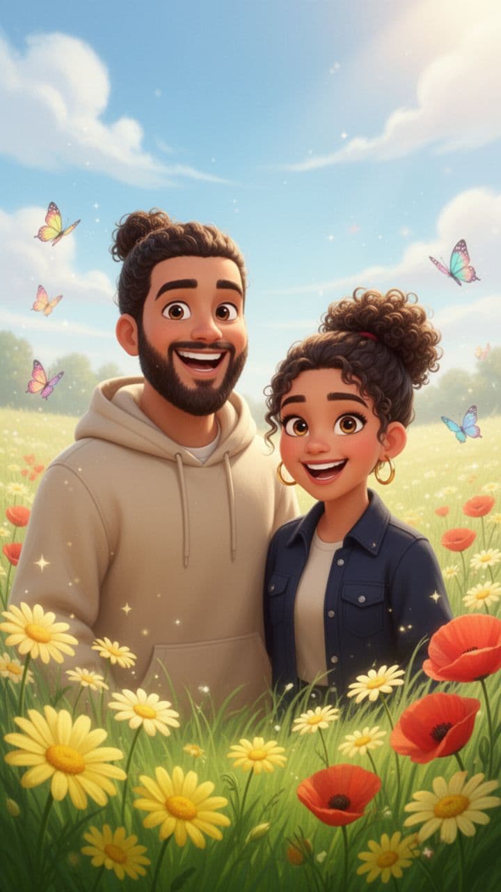 أنا فراشة حلوة كتير