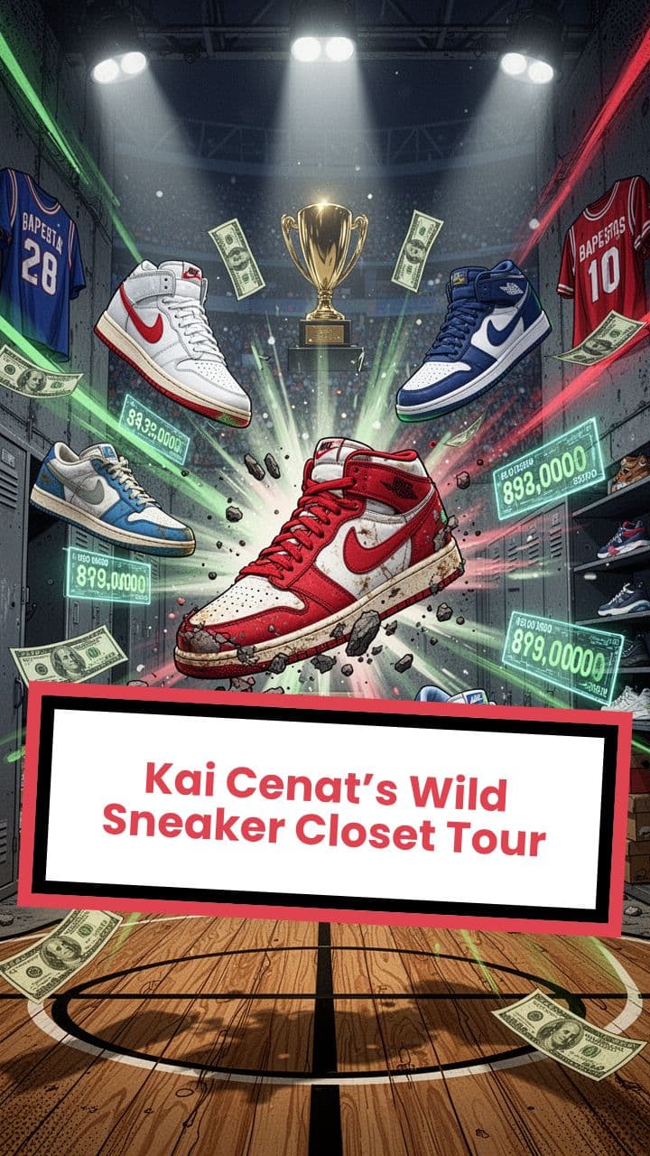 Kai Cenat’s Wild Sneaker Closet Tour