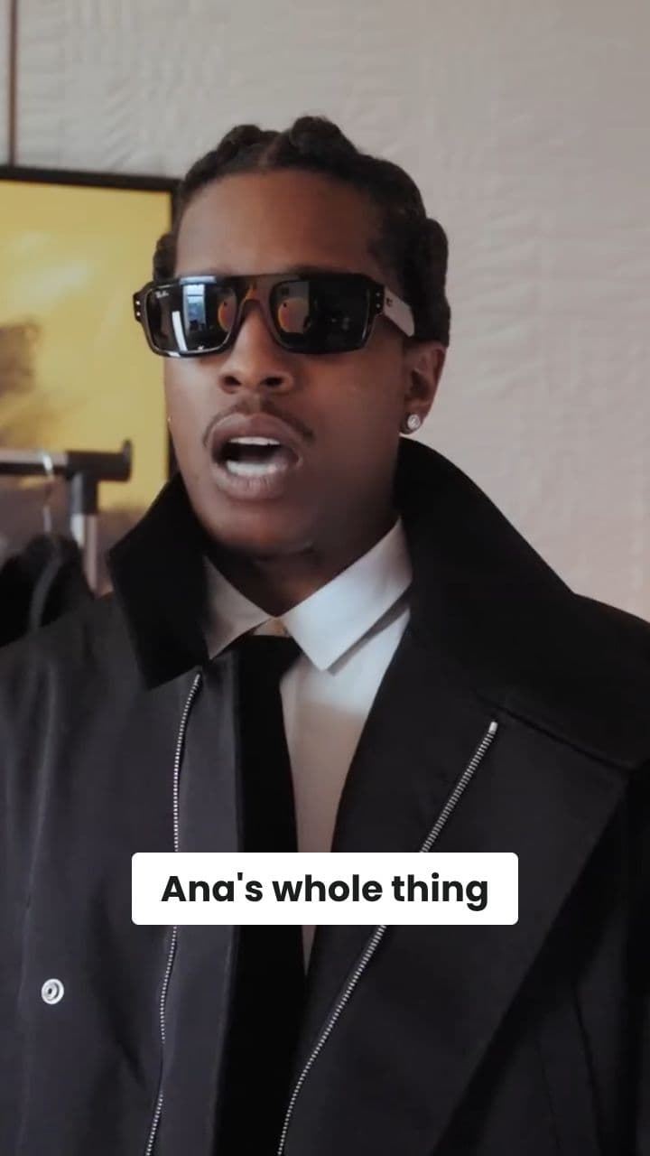 A$AP Rocky on Wearing Black Designers