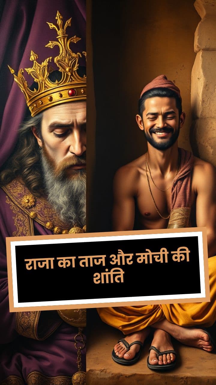 राजा का ताज और मोची की शांति