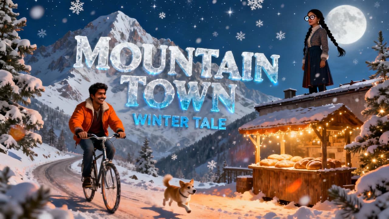 Mountain Town Winter Tale