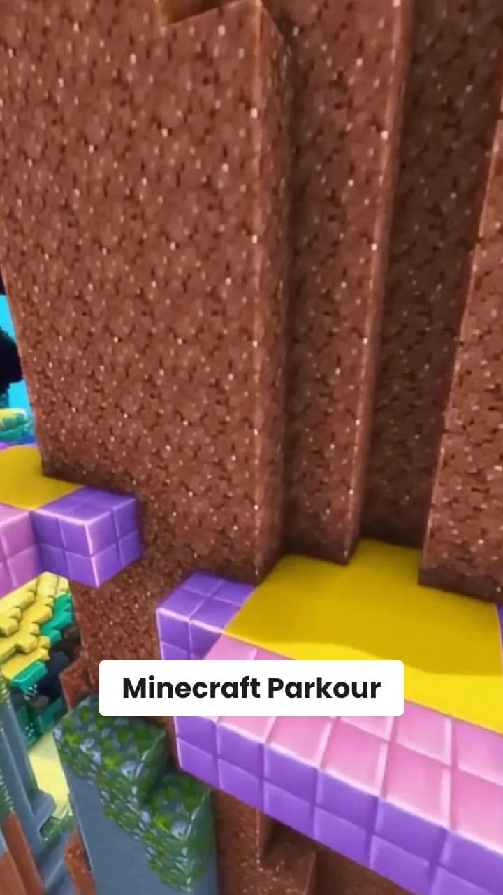 Minecraft Parkour Gameplay