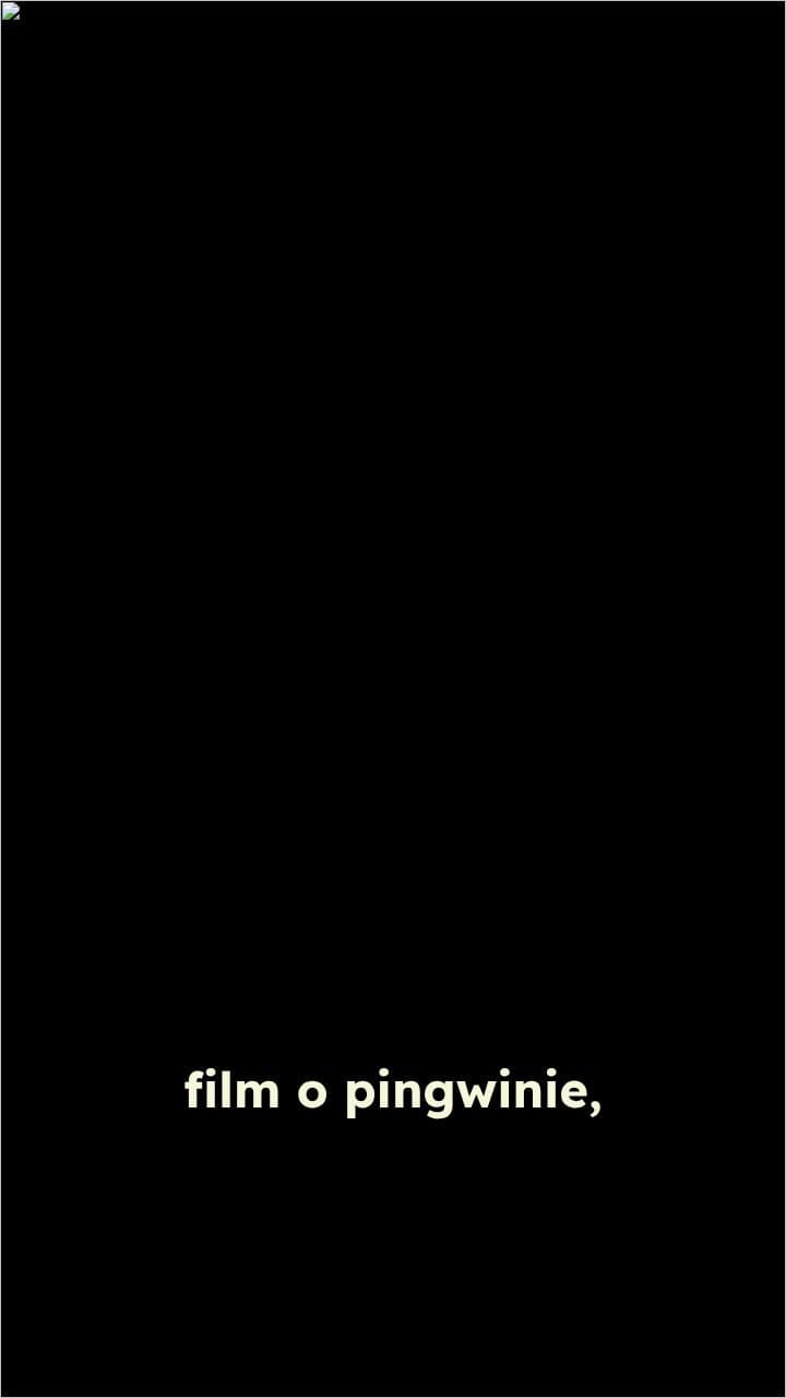 Pingwin jako dziecko
