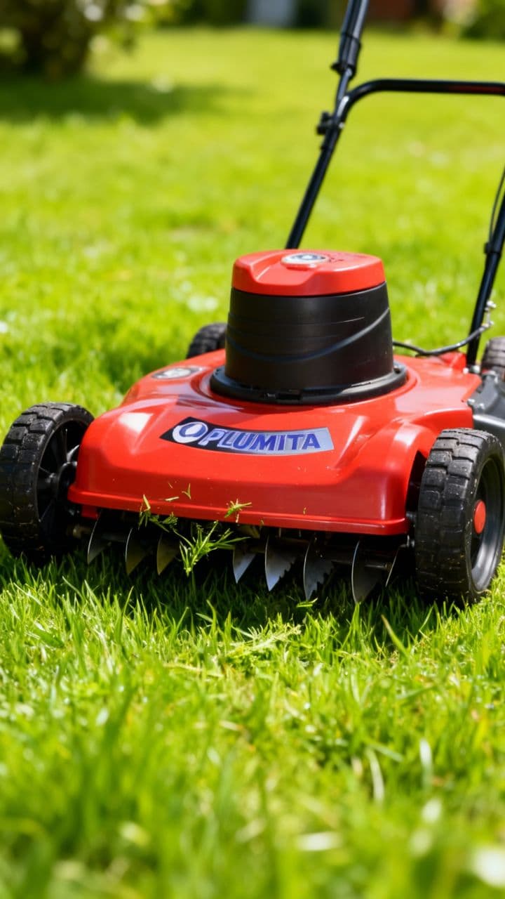 La cortadora de césped Plumita