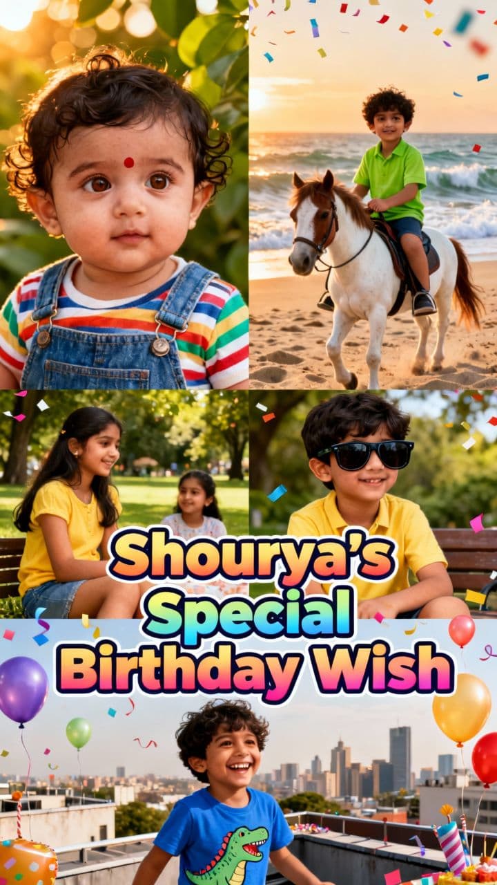 Shourya's Special Birthday Wish