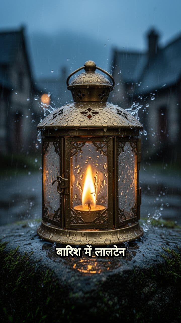 बारिश की लालटेन