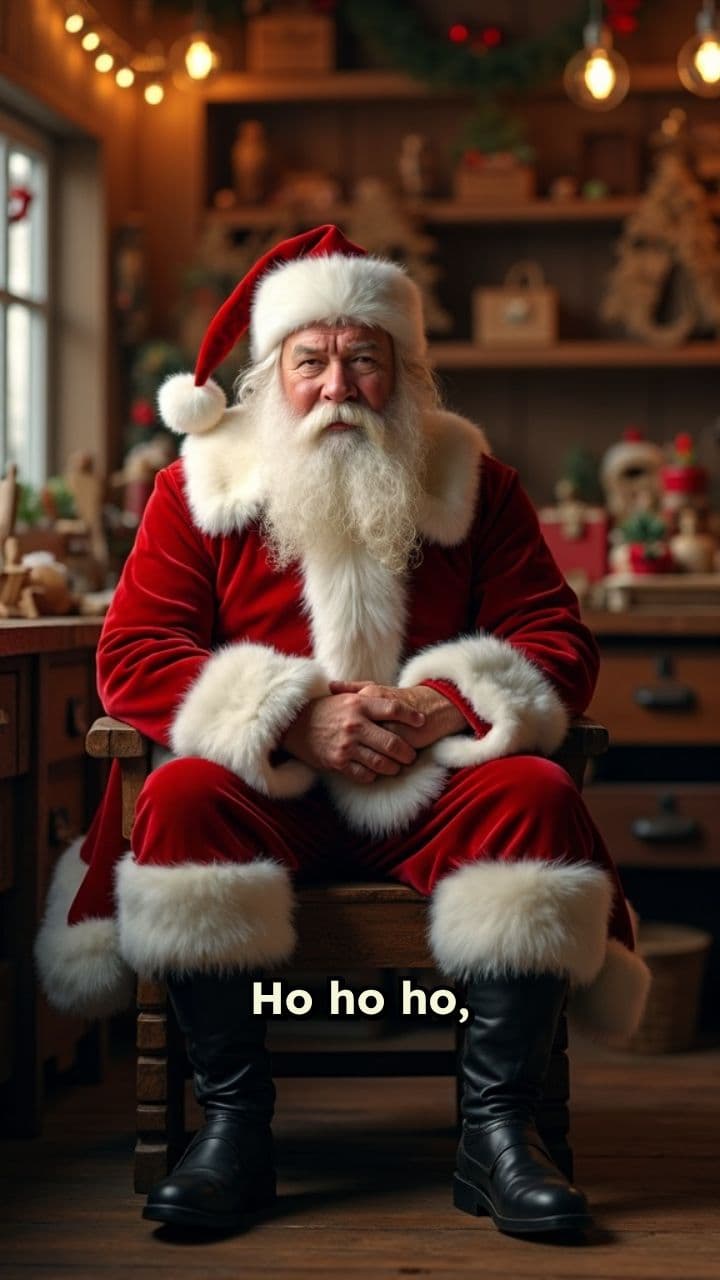 Santa's Stern Warning