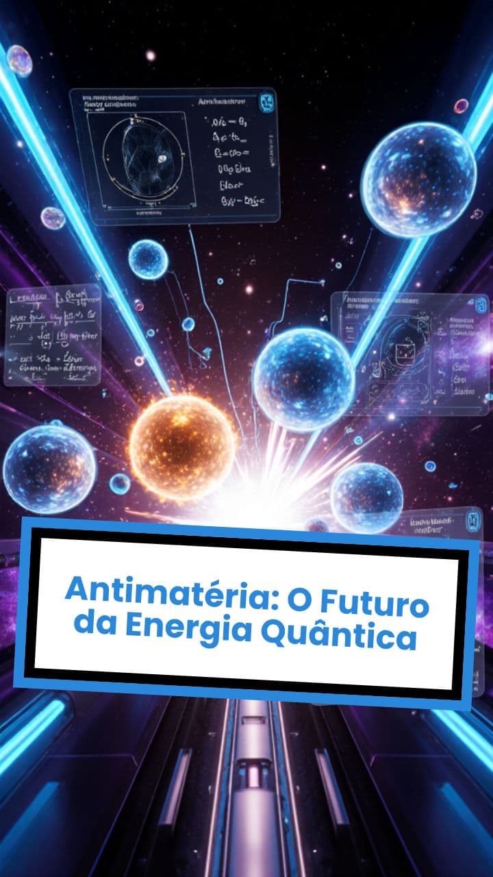 Antimatéria: O Futuro da Energia Quântica