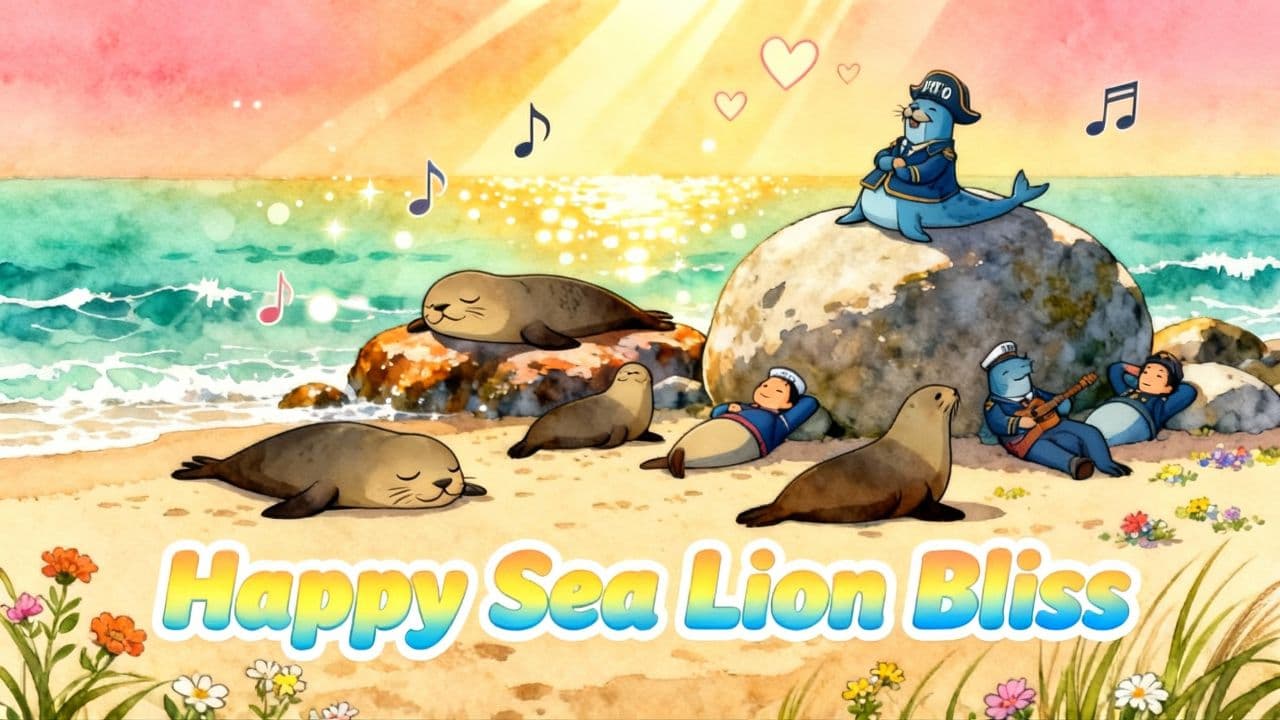 Happy Sea Lion Bliss